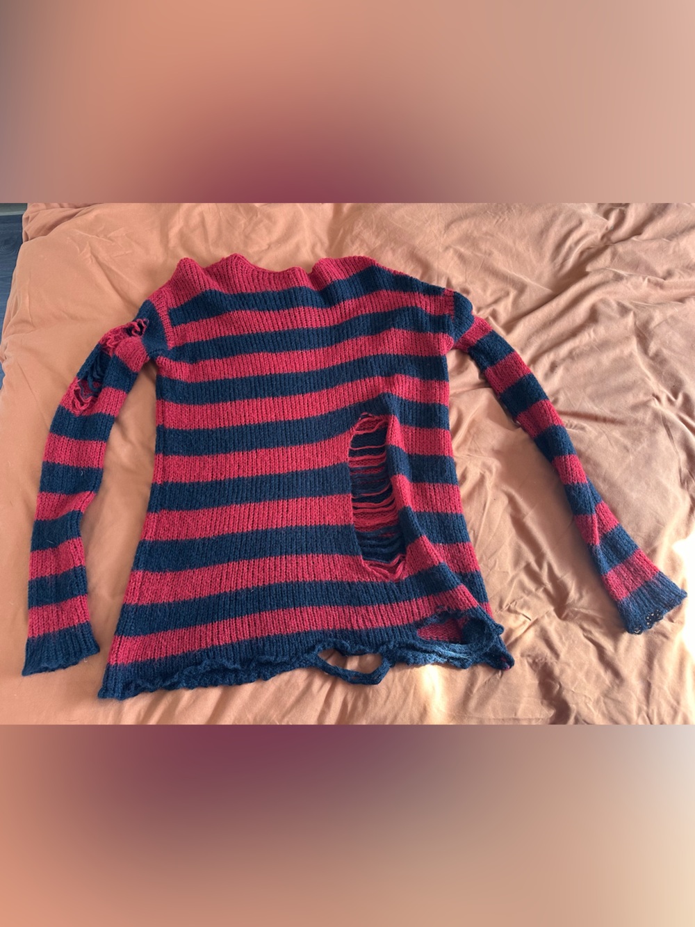 Freddy Krueger Distressed Women’s Sweater